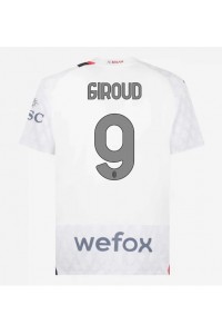 AC Milan Olivier Giroud #9 Fotballdrakt Borte Klær 2023-24 Korte ermer